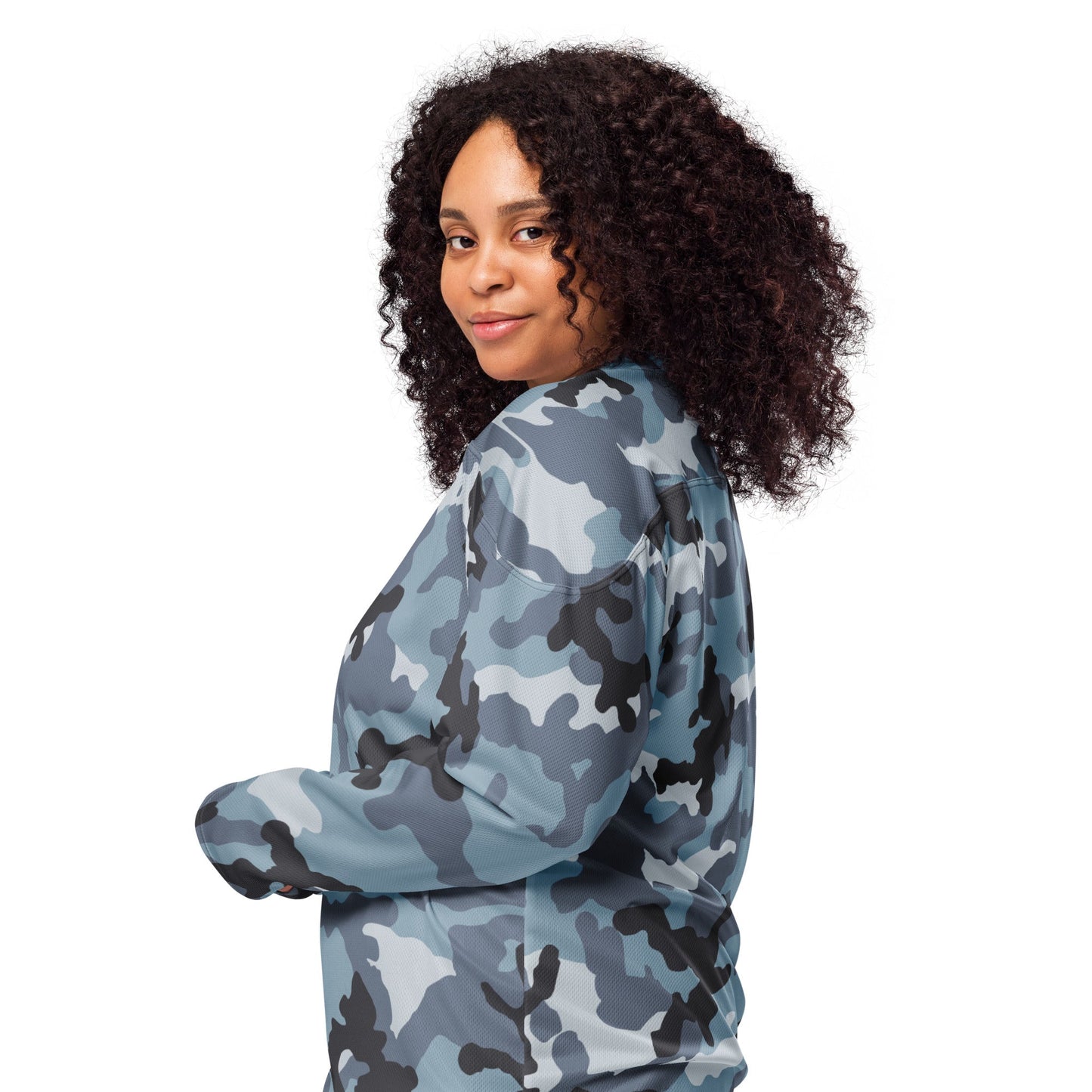 Russian KKO Urban Blue CAMO hockey fan jersey - Hockey Jerseys