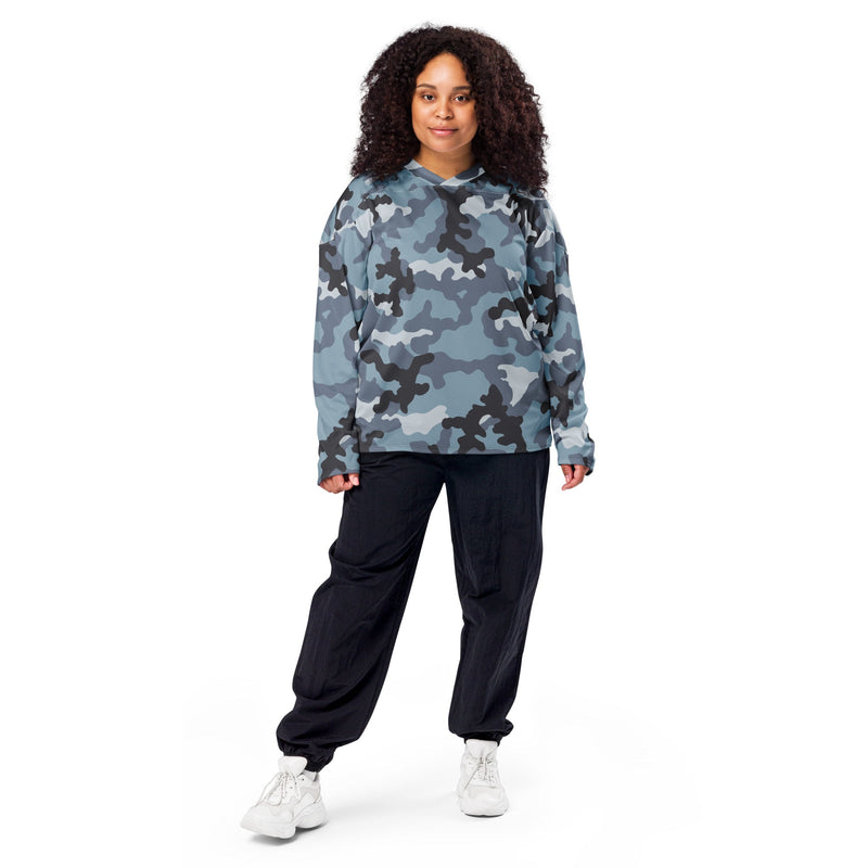 KKO Urban Blue Russian CAMO Unisex Hockey Fan Jersey