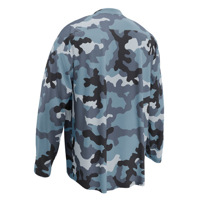 Russian KKO Urban Blue CAMO hockey fan jersey - Hockey Jerseys