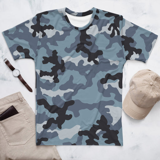 KKO Urban Blue Russian CAMO Mens T-Shirt - XS