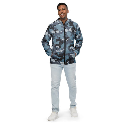 Russian KKO Urban Blue CAMO Men’s windbreaker - Mens Windbreaker