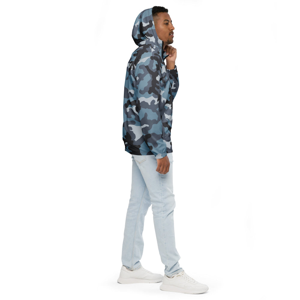 Russian KKO Urban Blue CAMO Men’s windbreaker - Mens Windbreaker