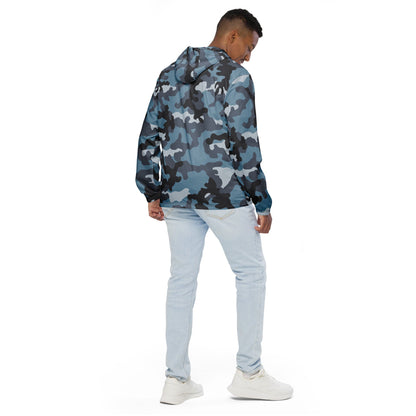 Russian KKO Urban Blue CAMO Men’s windbreaker - Mens Windbreaker