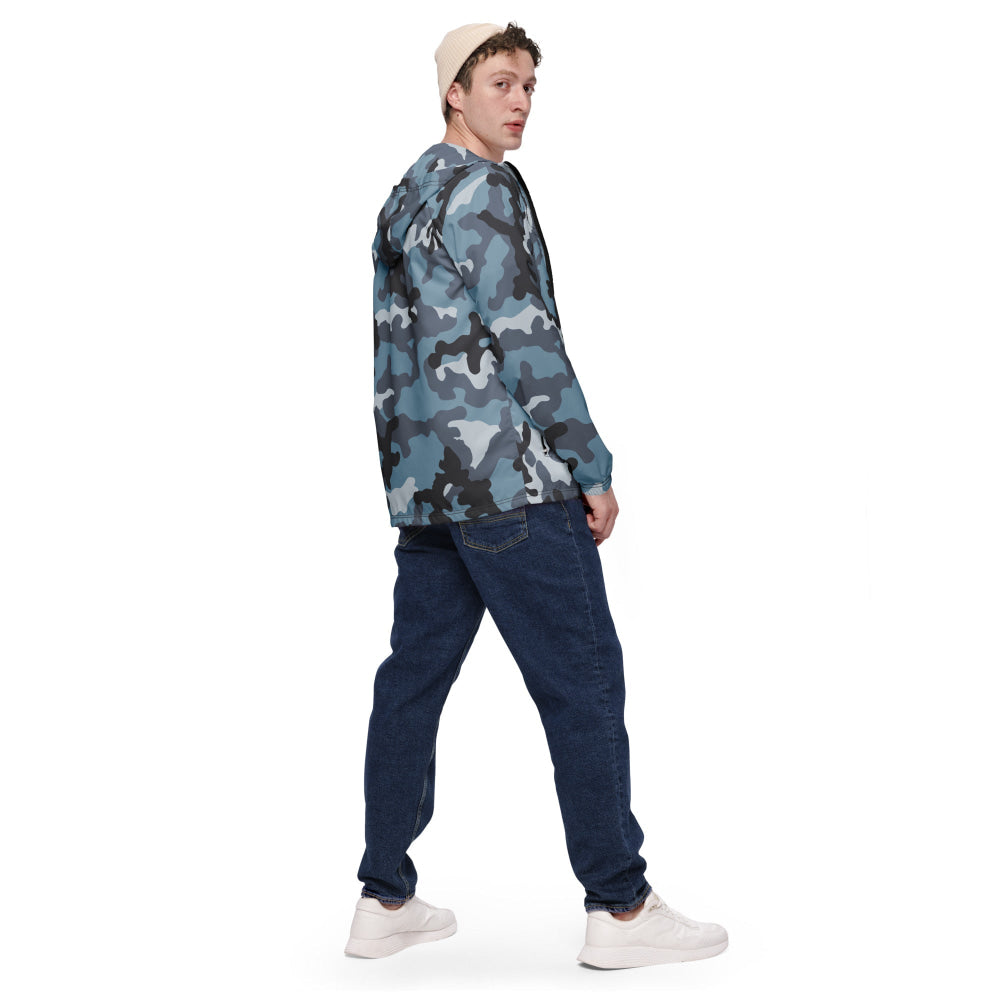 Russian KKO Urban Blue CAMO Men’s windbreaker - Mens Windbreaker