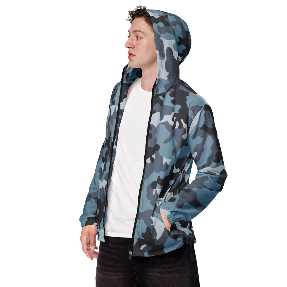 Russian KKO Urban Blue CAMO Men’s windbreaker - XS - Mens Windbreaker