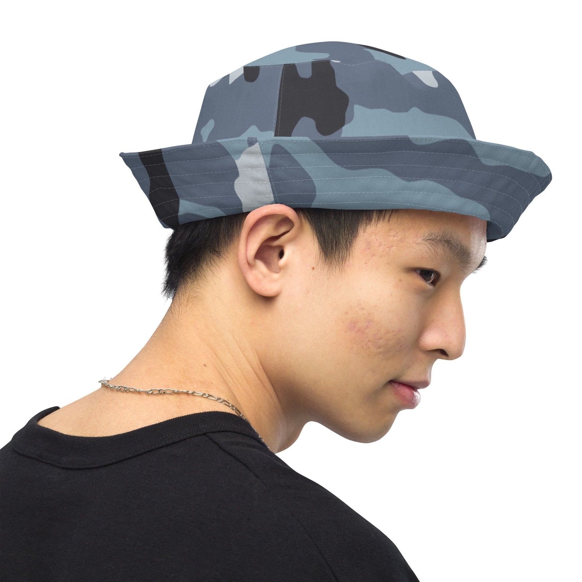 Russian KKO Urban Blue CAMO Reversible bucket hat - Bucket Hat