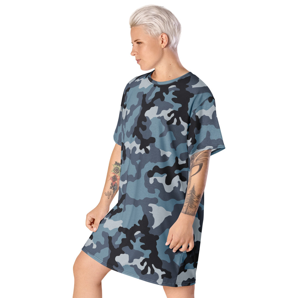 Russian KKO Urban Blue CAMO T-shirt dress - Womens T-Shirt Dress