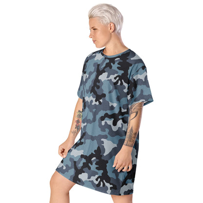 Russian KKO Urban Blue CAMO T-shirt dress - Womens T-Shirt Dress