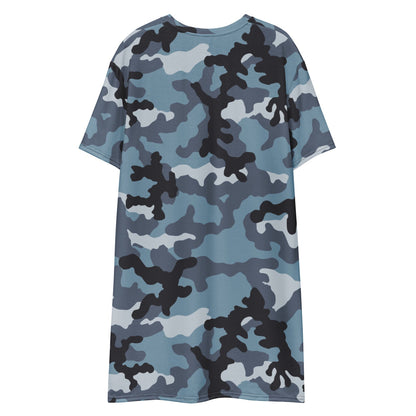 Russian KKO Urban Blue CAMO T-shirt dress - Womens T-Shirt Dress