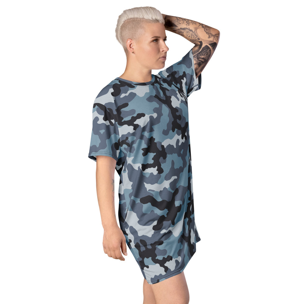 Russian KKO Urban Blue CAMO T-shirt dress - Womens T-Shirt Dress