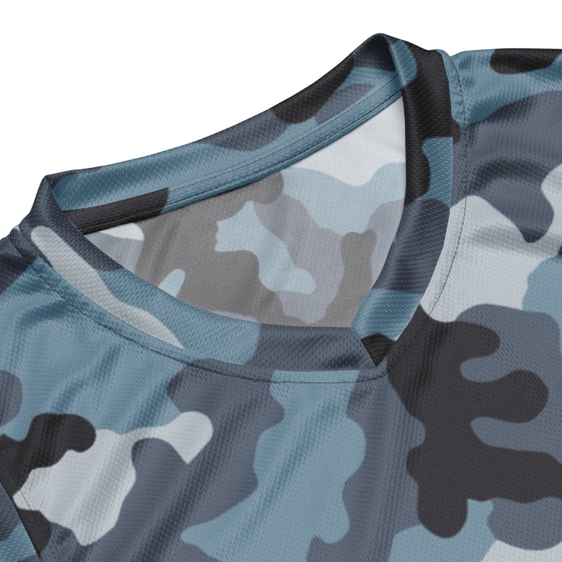 KKO Urban Blue Russian CAMO Unisex Basketball Jersey