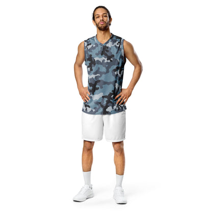Russian KKO Urban Blue CAMO unisex basketball jersey - Basketball Jerseys