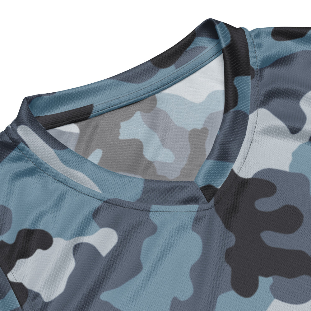 Russian KKO Urban Blue CAMO unisex basketball jersey - Unisex Basketball Jersey