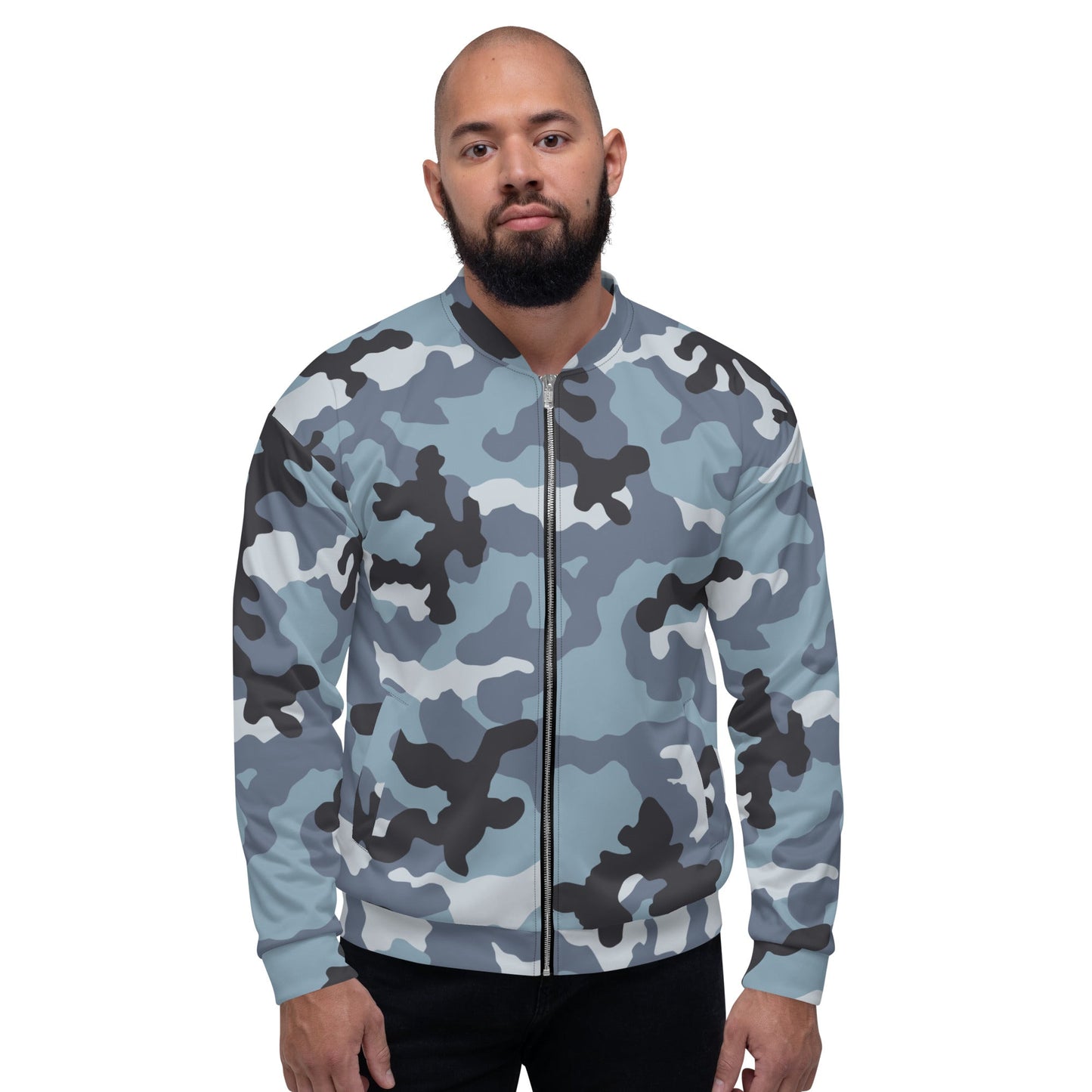 Russian KKO Urban Blue CAMO Unisex Bomber Jacket - Jackets
