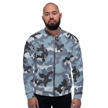 Russian KKO Urban Blue CAMO Unisex Bomber Jacket - Jackets