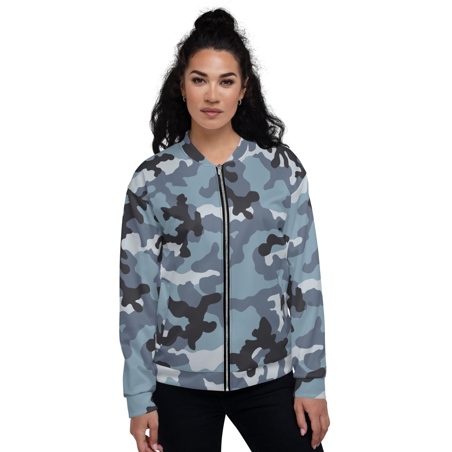 Russian KKO Urban Blue CAMO Unisex Bomber Jacket - Jackets