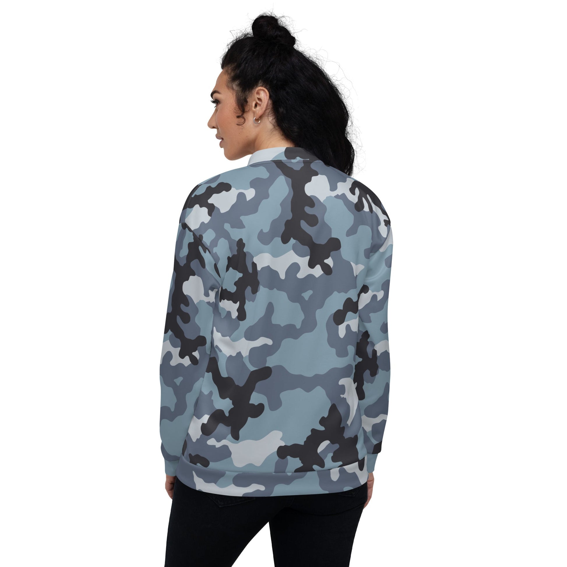Russian KKO Urban Blue CAMO Unisex Bomber Jacket - Jackets