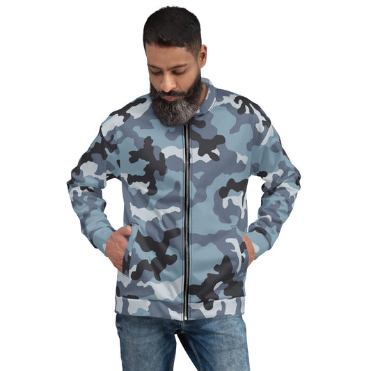 Russian KKO Urban Blue CAMO Unisex Bomber Jacket - Jackets