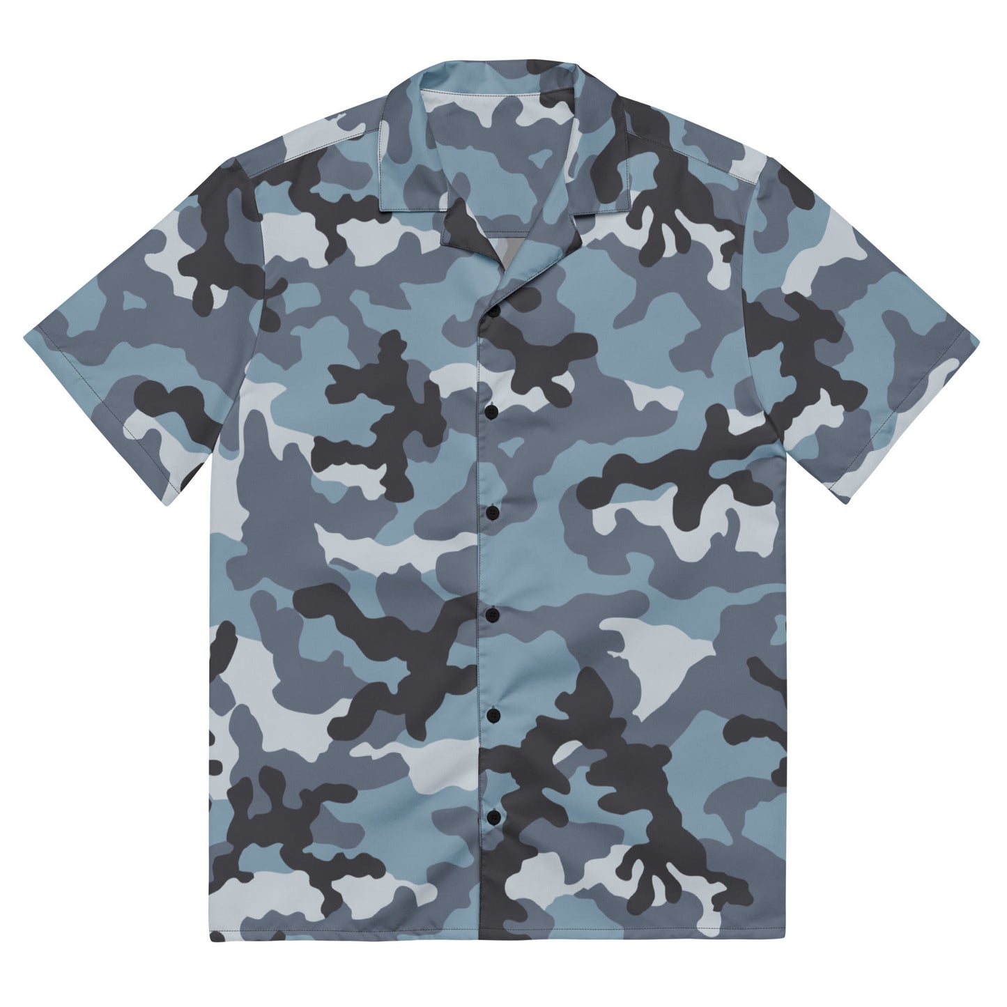 Russian KKO Urban Blue CAMO Unisex button shirt - Button Shirts