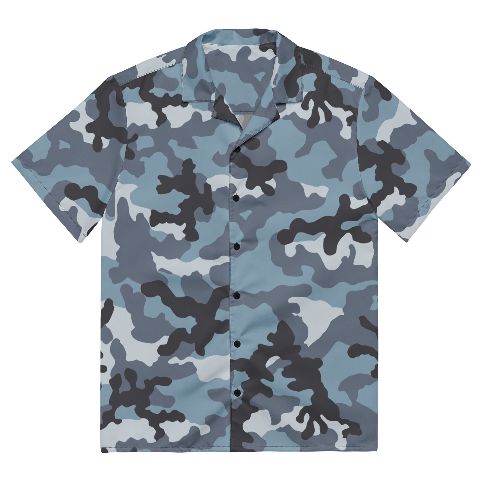 Russian KKO Urban Blue CAMO Unisex button shirt - Button Shirts