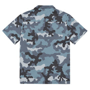 KKO Urban Blue Russian CAMO Unisex Short-Sleeve Button Shirt - Button-Up