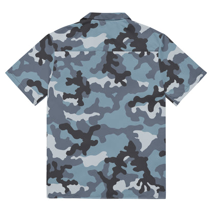 Russian KKO Urban Blue CAMO Unisex button shirt - Button Shirts