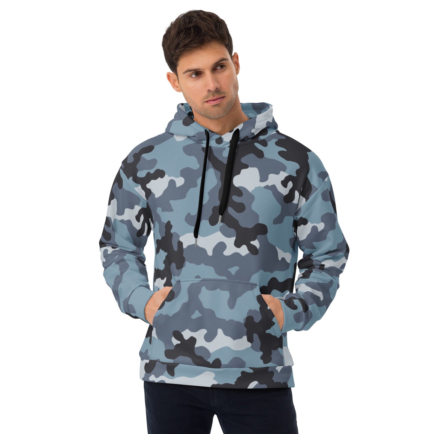 Russian KKO Urban Blue CAMO Unisex Hoodie - 2XS - Hoodies
