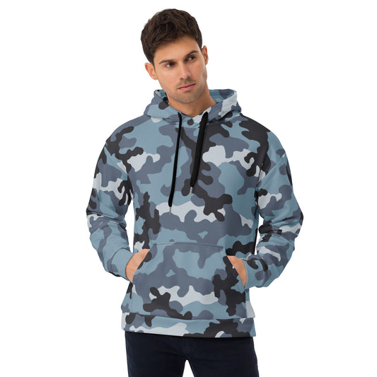 Russian KKO Urban Blue CAMO Unisex Hoodie - 2XS - Hoodies