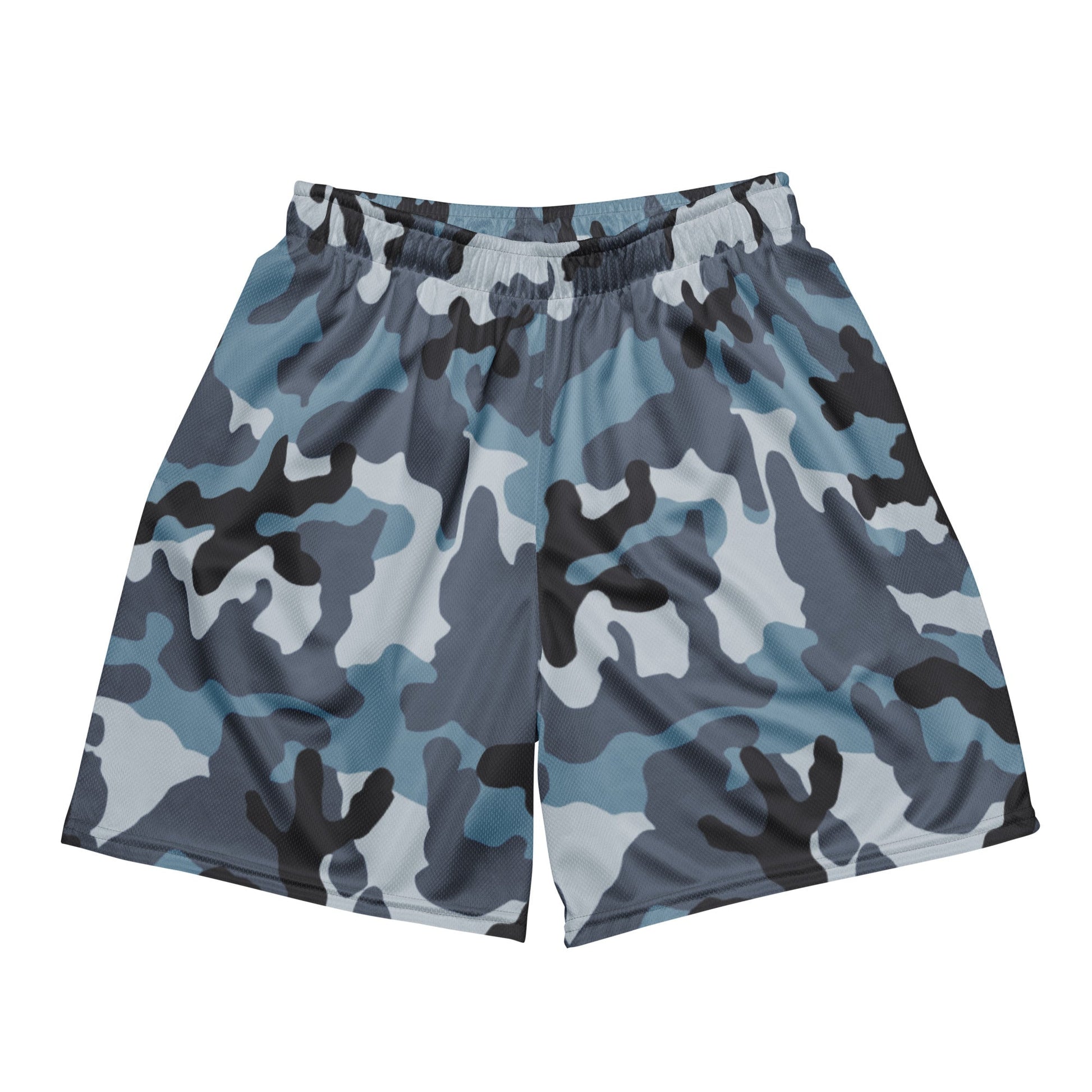 Russian KKO Urban Blue CAMO Unisex Mesh Shorts - 2XS