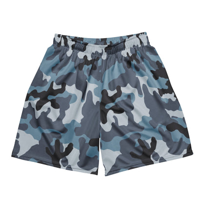 Russian KKO Urban Blue CAMO Unisex Mesh Shorts - 2XS