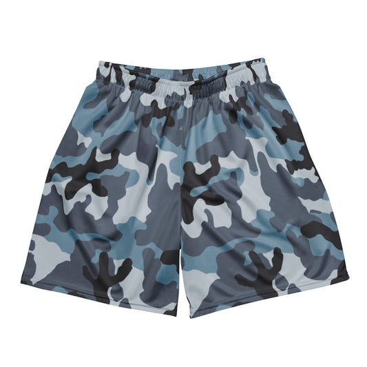 Russian KKO Urban Blue CAMO Unisex mesh shorts - 2XS - Mesh Shorts