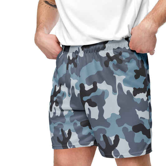 Russian KKO Urban Blue CAMO Unisex mesh shorts - Mesh Shorts