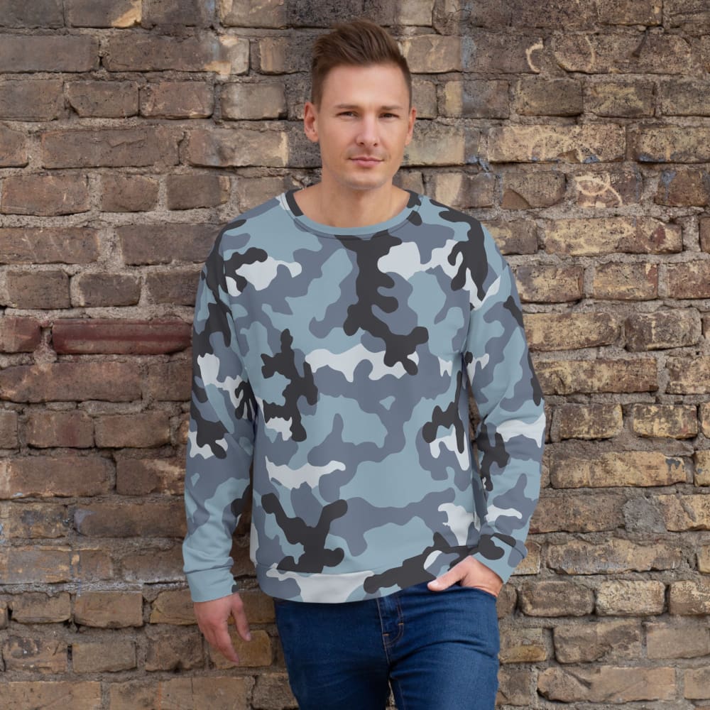 Russian KKO Urban Blue CAMO Unisex Sweatshirt - XS