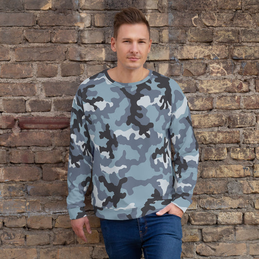 Russian KKO Urban Blue CAMO Unisex Sweatshirt - XS - Sweatshirts