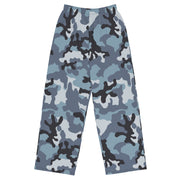 KKO Urban Blue Russian CAMO Unisex Wide-Leg Leisure Pants - 2XS - Pant