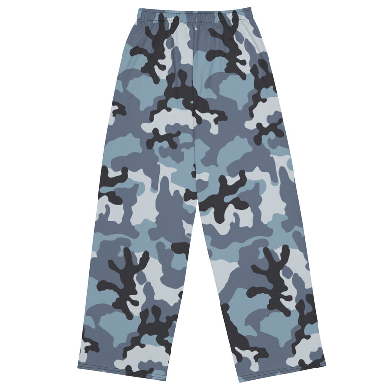 KKO Urban Blue Russian CAMO Unisex Wide-Leg Leisure Pants - Pant