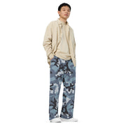 KKO Urban Blue Russian CAMO Unisex Wide-Leg Leisure Pants - Pant