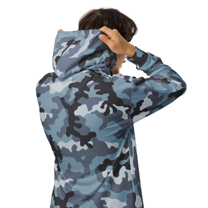 Russian KKO Urban Blue CAMO Unisex zip hoodie - Zip Hoodies