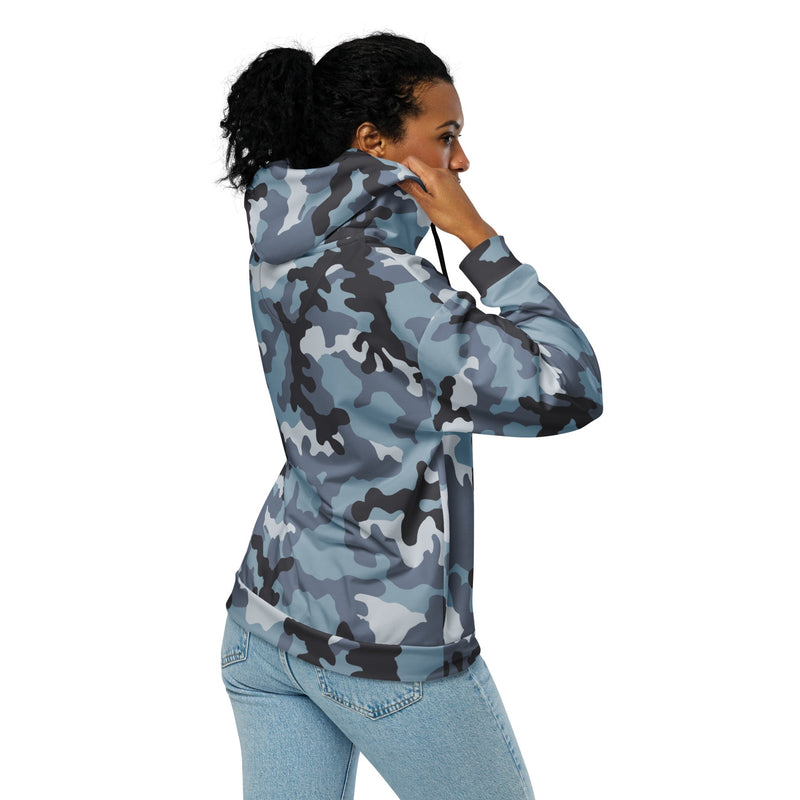 KKO Urban Blue Russian CAMO Unisex Zip Hoodie