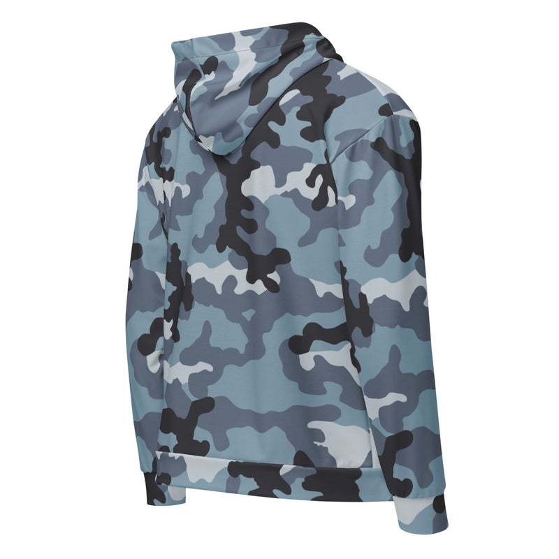 KKO Urban Blue Russian CAMO Unisex Zip Hoodie