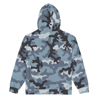 Russian KKO Urban Blue CAMO Unisex zip hoodie - Zip Hoodies