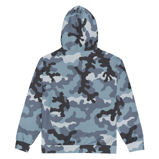 Russian KKO Urban Blue CAMO Unisex zip hoodie - Zip Hoodies