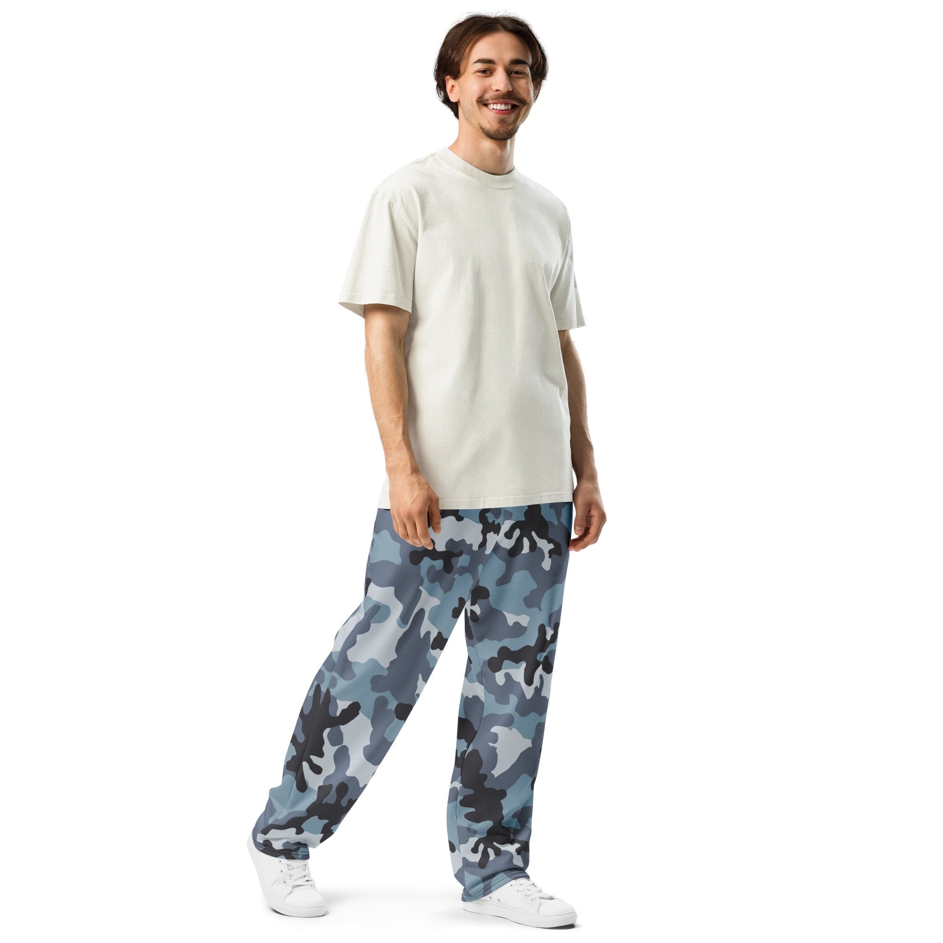 Russian KKO Urban Blue CAMO Wide-leg joggers - Joggers