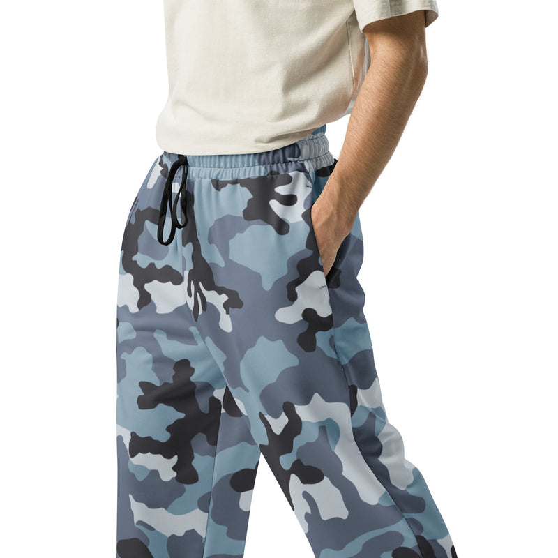 KKO Urban Blue Russian CAMO Unisex Wide-Leg Joggers