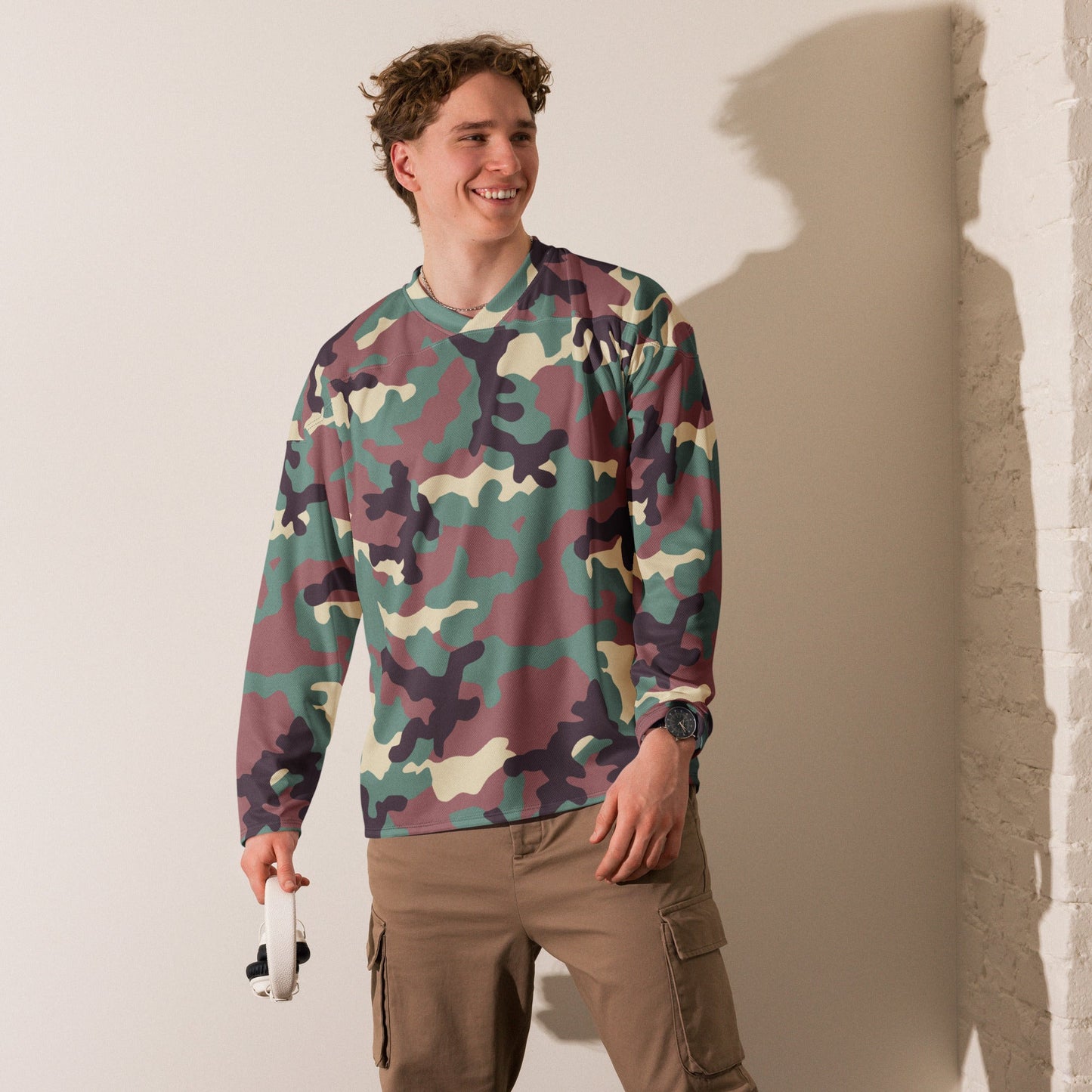 Russian KKO Woodland CAMO hockey fan jersey - Hockey Jerseys