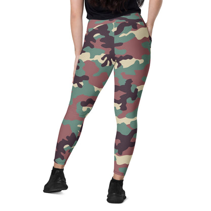 Russian KKO Woodland CAMO Leggings with pockets - Womens With Pockets