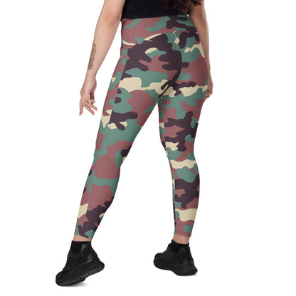 Russian KKO Woodland CAMO Leggings with pockets - Womens With Pockets