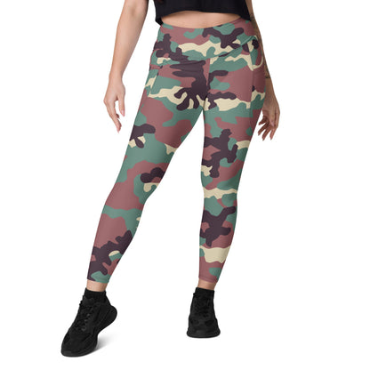 Russian KKO Woodland CAMO Leggings with pockets - Womens With Pockets