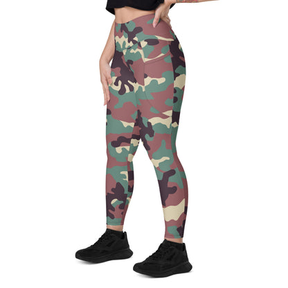 Russian KKO Woodland CAMO Leggings with pockets - Womens With Pockets