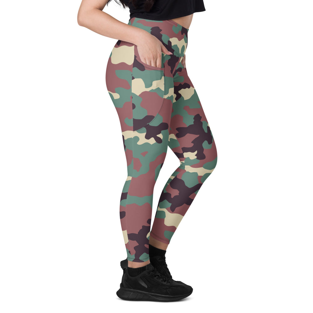 Russian KKO Woodland CAMO Leggings with pockets - Womens With Pockets